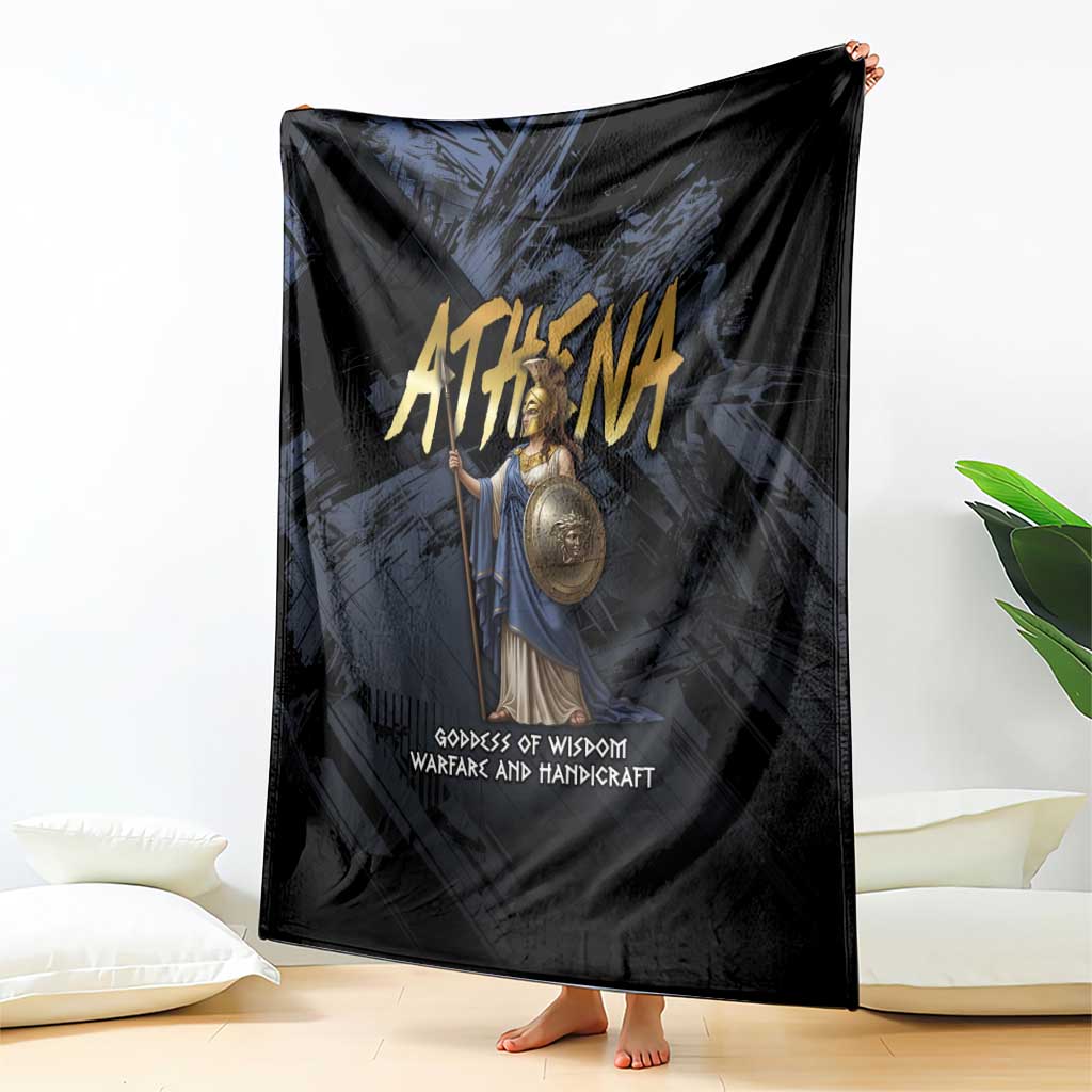 Ancient Greek Athena Blanket Goddess Of Wisdom - Wonder Print Shop