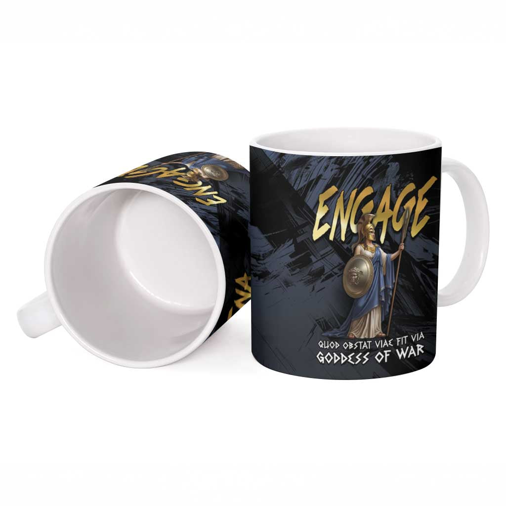 Ancient Greek Athena Ceramic Mug Goddess Of Wisdom - Wonder Print Shop