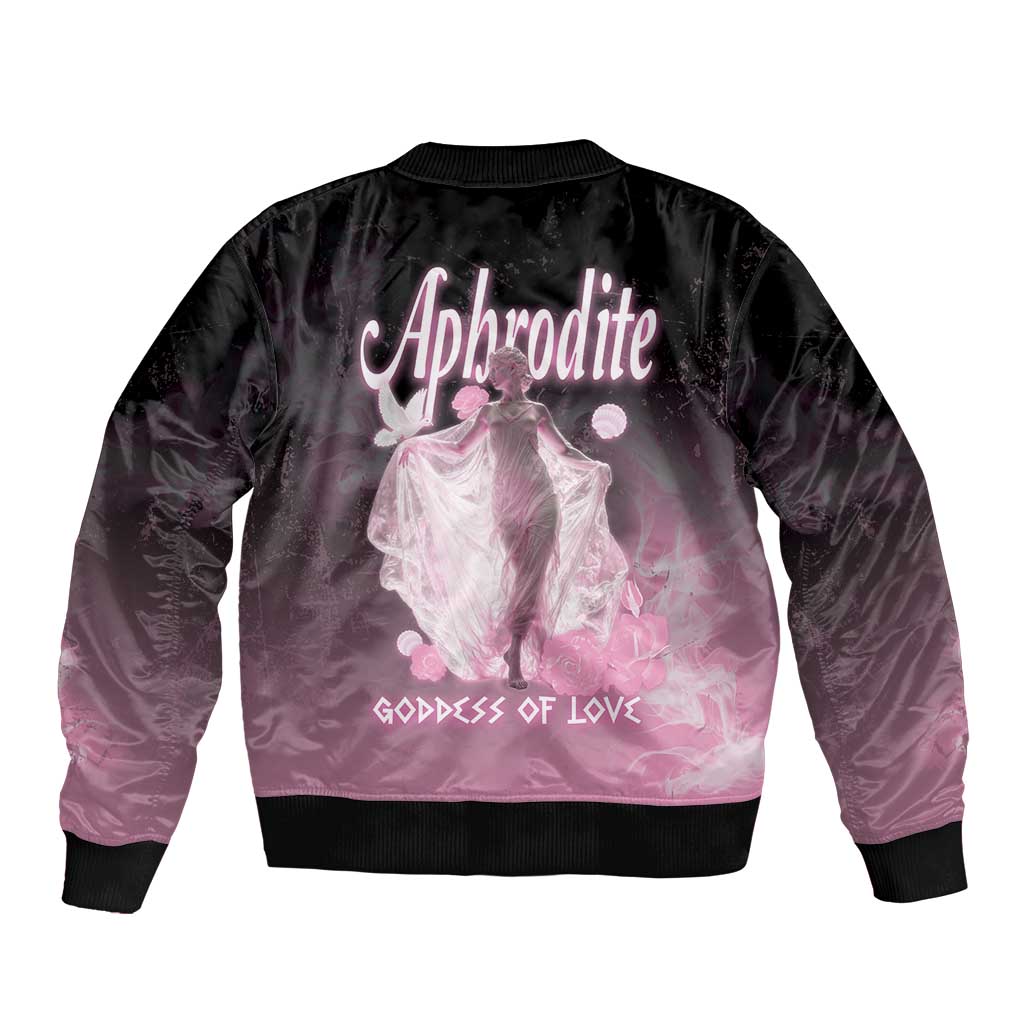 Ancient Greek Aphrodite Bomber Jacket Goddess Of Beauty - Wonder Print Shop