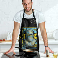 Ancient Greek Zeus Apron Futuristic Style - Wonder Print Shop