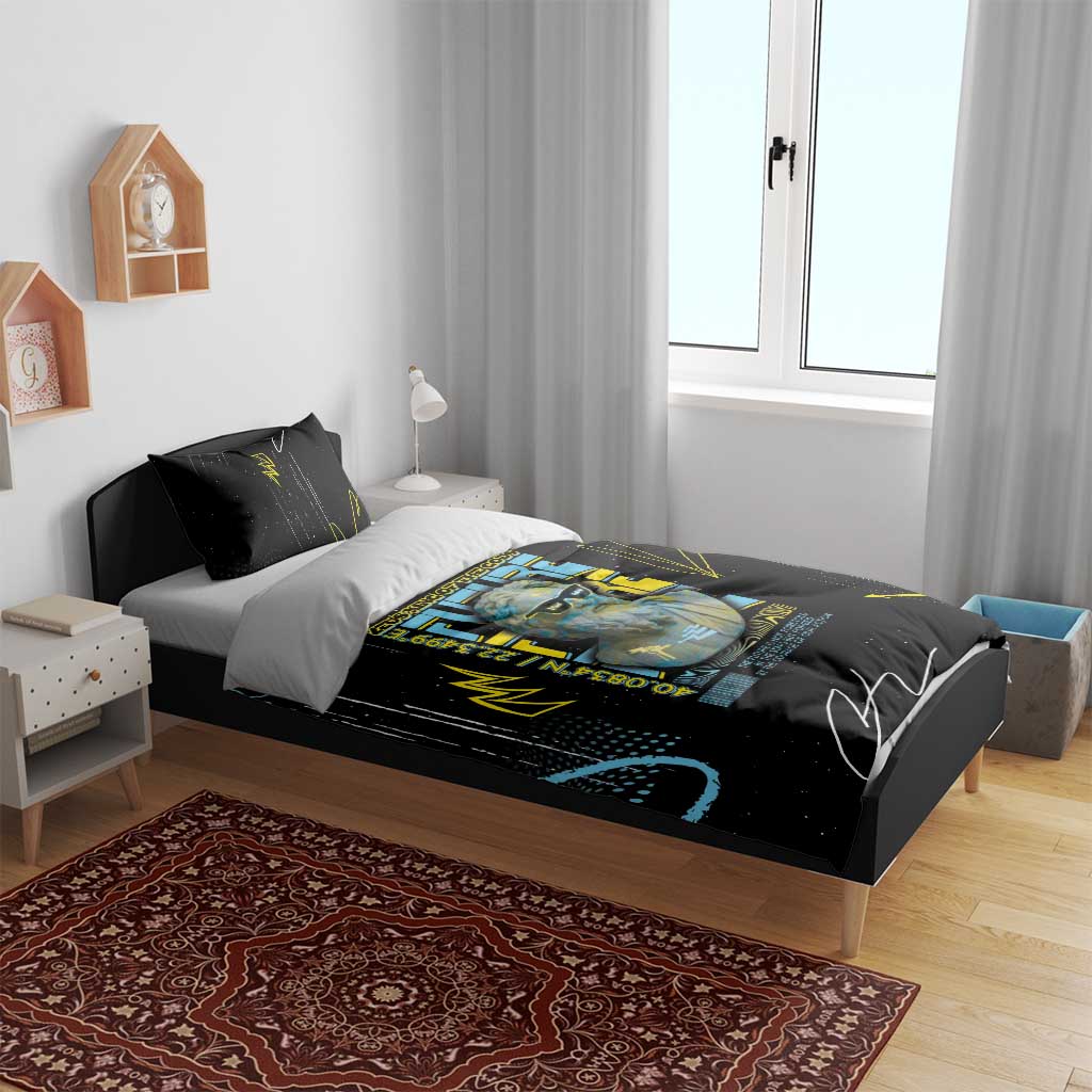 Ancient Greek Zeus Bedding Set Futuristic Style - Wonder Print Shop