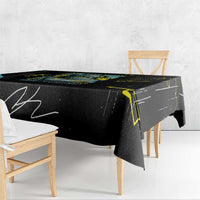Ancient Greek Zeus Tablecloth Futuristic Style - Wonder Print Shop
