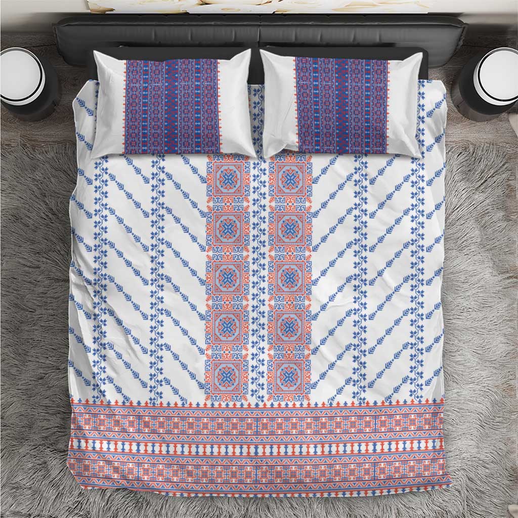 Traditional Romanian Costume Bedding Set National Folk Patterns - Wonder Print Shop