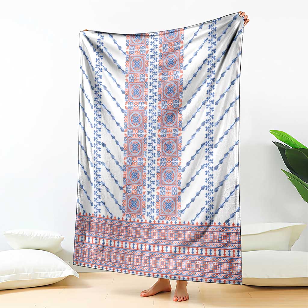 Traditional Romanian Costume Blanket National Folk Patterns - Wonder Print Shop
