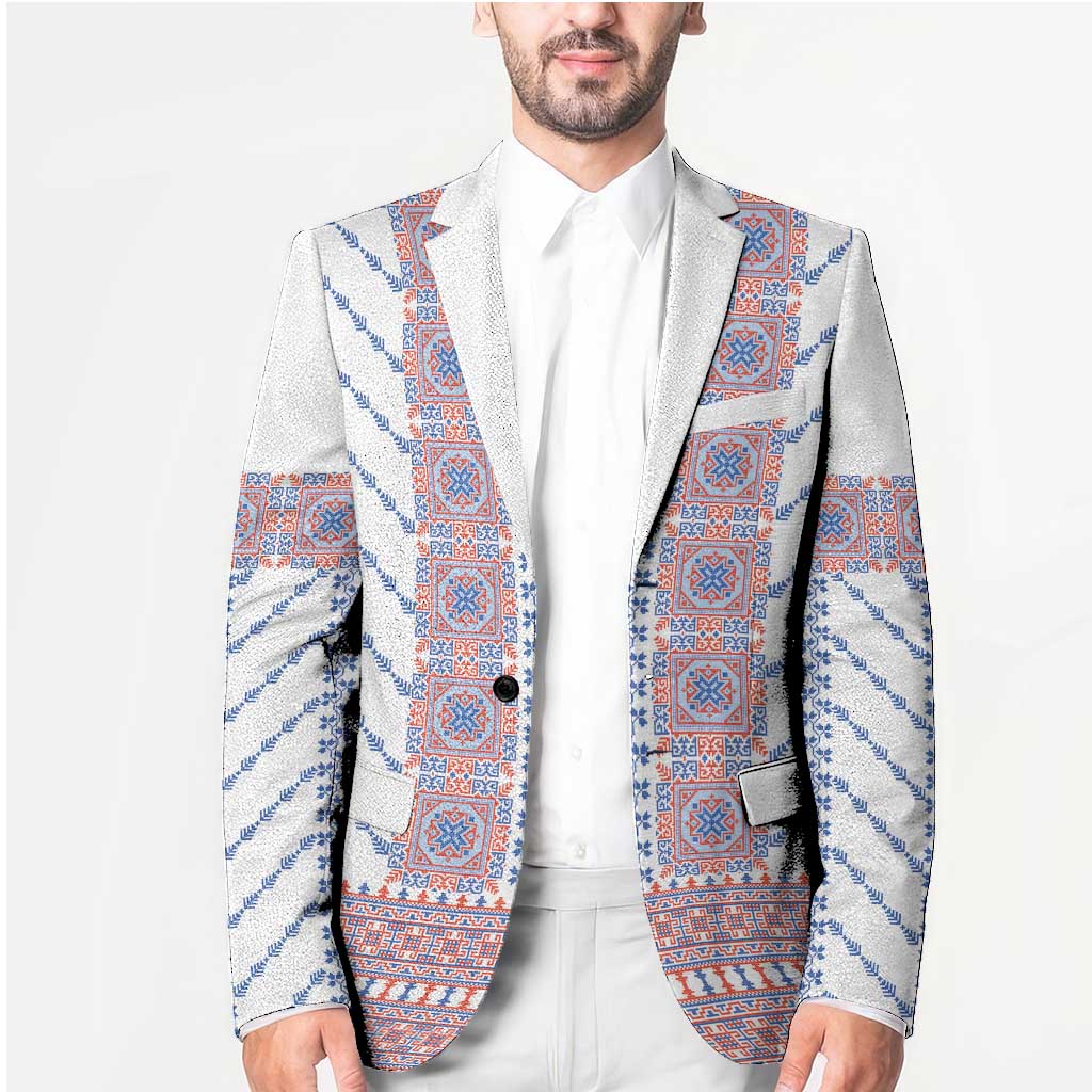 Traditional Romanian Costume Blazer National Folk Patterns - Wonder Print Shop