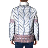 Traditional Romanian Costume Padded Jacket National Folk Patterns - Wonder Print Shop