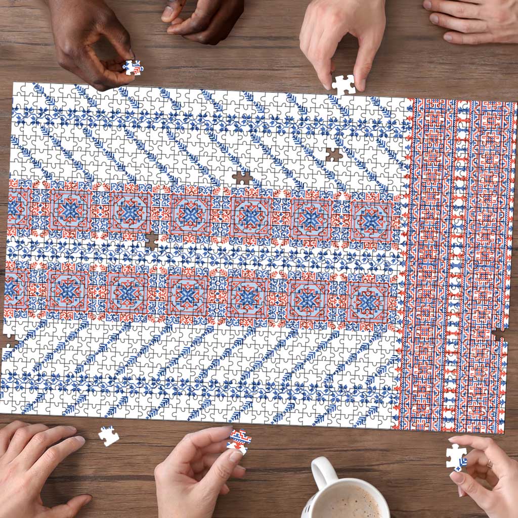 Traditional Romanian Costume Puzzle National Folk Patterns - Wonder Print Shop