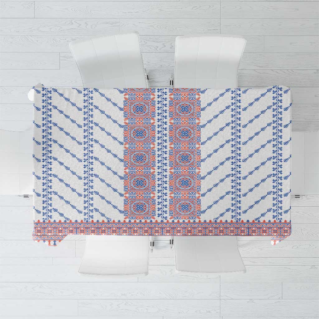 Traditional Romanian Costume Tablecloth National Folk Patterns - Wonder Print Shop