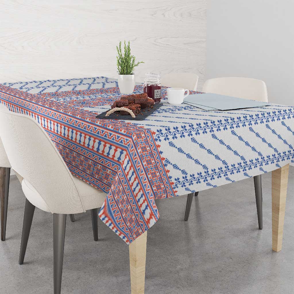 Traditional Romanian Costume Tablecloth National Folk Patterns - Wonder Print Shop