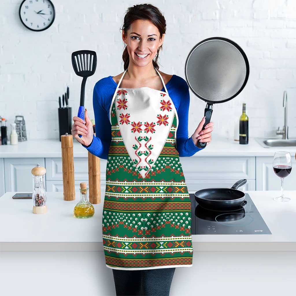 Lithuanian National Costume Apron Traditional Folk Pattern - Wonder Print Shop