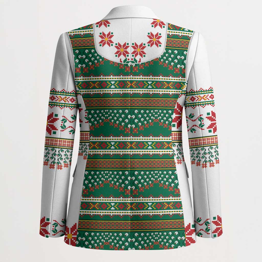 Lithuanian National Costume Blazer Traditional Folk Pattern - Wonder Print Shop
