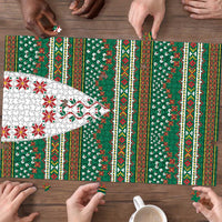 Lithuanian National Costume Puzzle Traditional Folk Pattern - Wonder Print Shop
