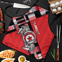 Tunisia Apron Silver Lions Sports Patterns - Wonder Print Shop