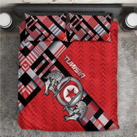 Tunisia Bedding Set Silver Lions Sports Patterns - Wonder Print Shop