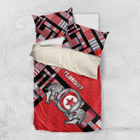 Tunisia Bedding Set Silver Lions Sports Patterns - Wonder Print Shop