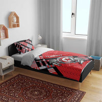 Tunisia Bedding Set Silver Lions Sports Patterns - Wonder Print Shop