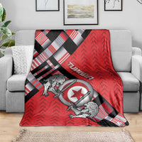 Tunisia Blanket Silver Lions Sports Patterns - Wonder Print Shop