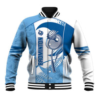 Custom Badminton Baseball Jacket Dynamic Swoosh