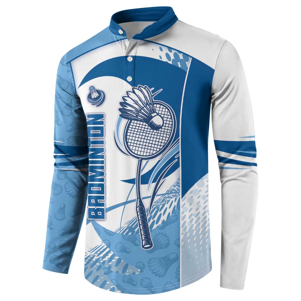 Custom Badminton Button Sweatshirt Dynamic Swoosh