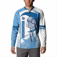 Custom Badminton Button Sweatshirt Dynamic Swoosh