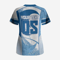Custom Badminton Scrub Top Dynamic Swoosh
