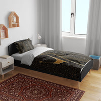 Egypt Deshret Crown Bedding Set Ancient Mythology Pharaoh With Pschent