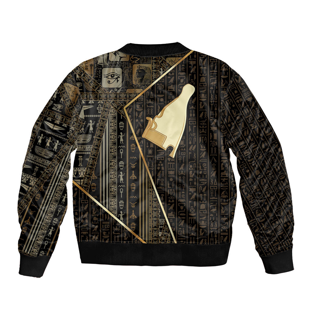 Egypt Hedjet Crown Bomber Jacket Ancient Mythology Upper Pharaoh