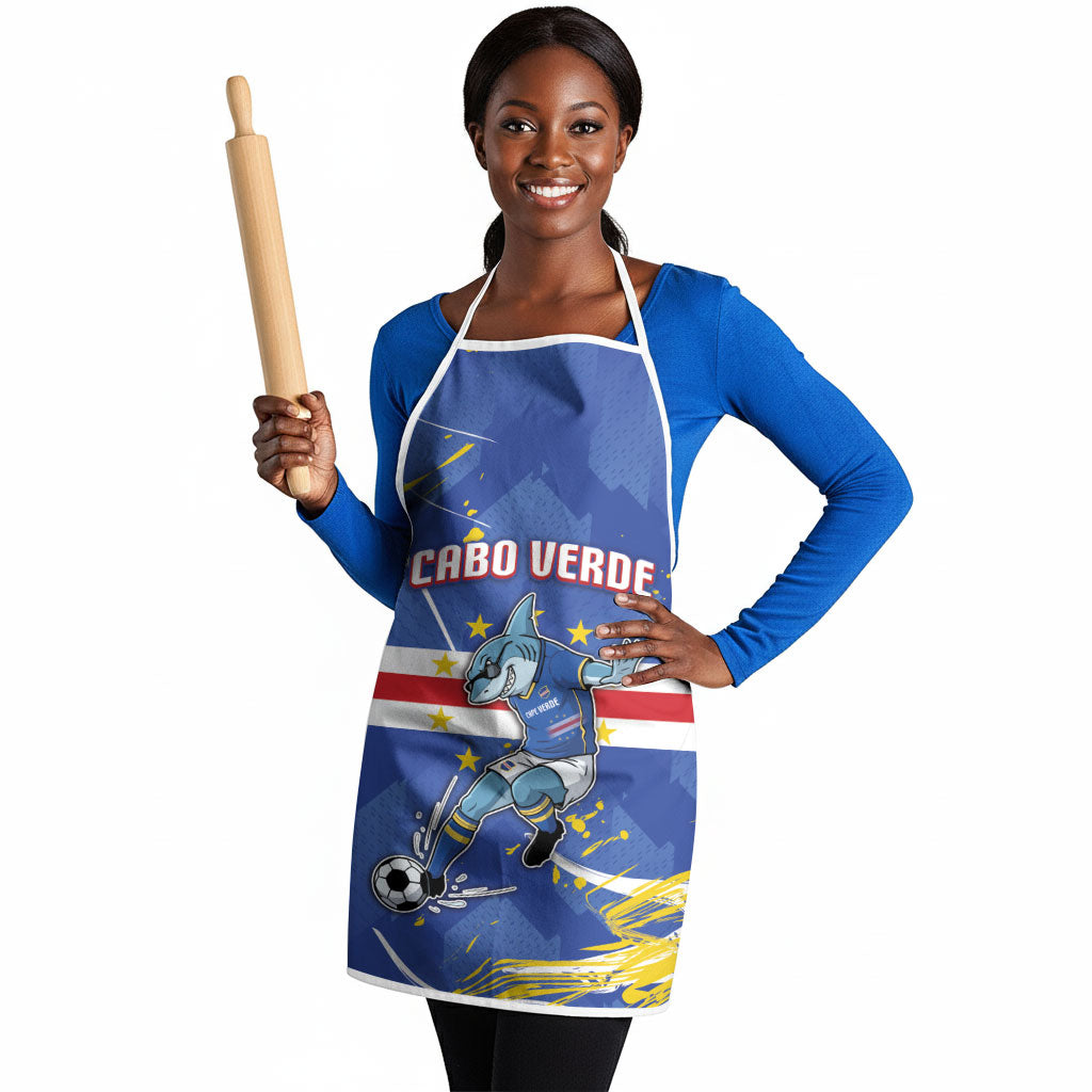 Cape Verde Apron Blue Shark National Flag