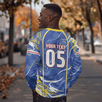 Custom Cape Verde Sweatshirt Blue Shark National Flag