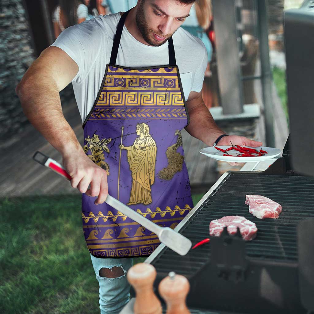Hera Apron Goddess With Ancient Greek Pattern - Wonder Print Shop