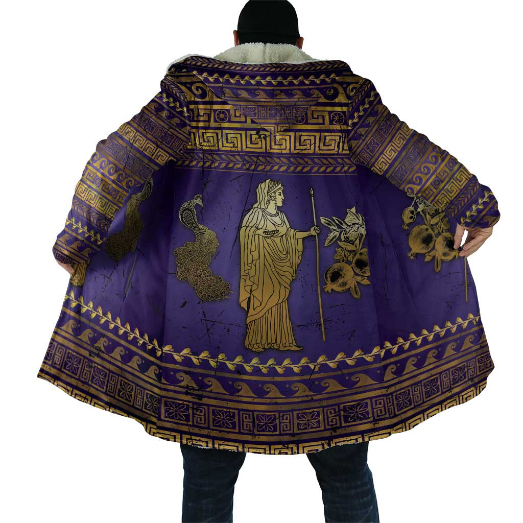 Hera Cloak Goddess With Ancient Greek Pattern - Wonder Print Shop