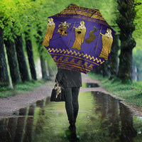 Hera Umbrella Goddess With Ancient Greek Pattern - Wonder Print Shop