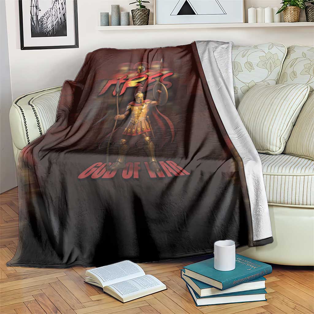 Ancient Greek Ares Blanket God Of War And Courage - Wonder Print Shop