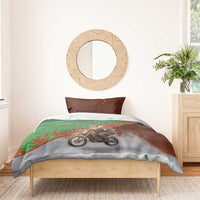 Braaap Christmas Bedding Set Motocross Santa - Wonder Print Shop