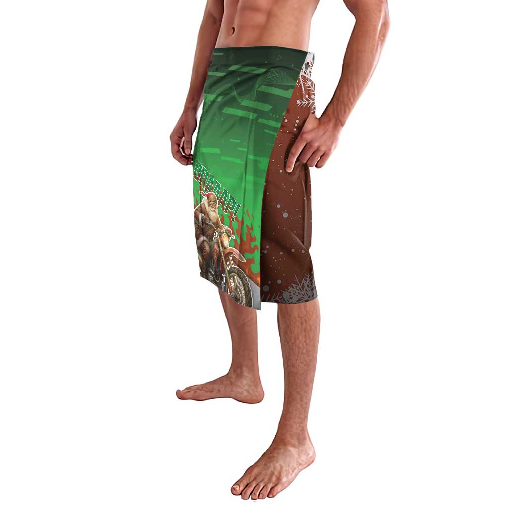 Braaap Christmas Lavalava Motocross Santa - Wonder Print Shop