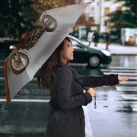 Braaap Christmas Umbrella Motocross Santa - Wonder Print Shop