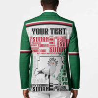 Personalized Sudan Blazer Secretary Bird With Typography Patterns - Wonder Print Shop