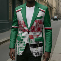 Personalized Sudan Blazer Secretary Bird With Typography Patterns - Wonder Print Shop
