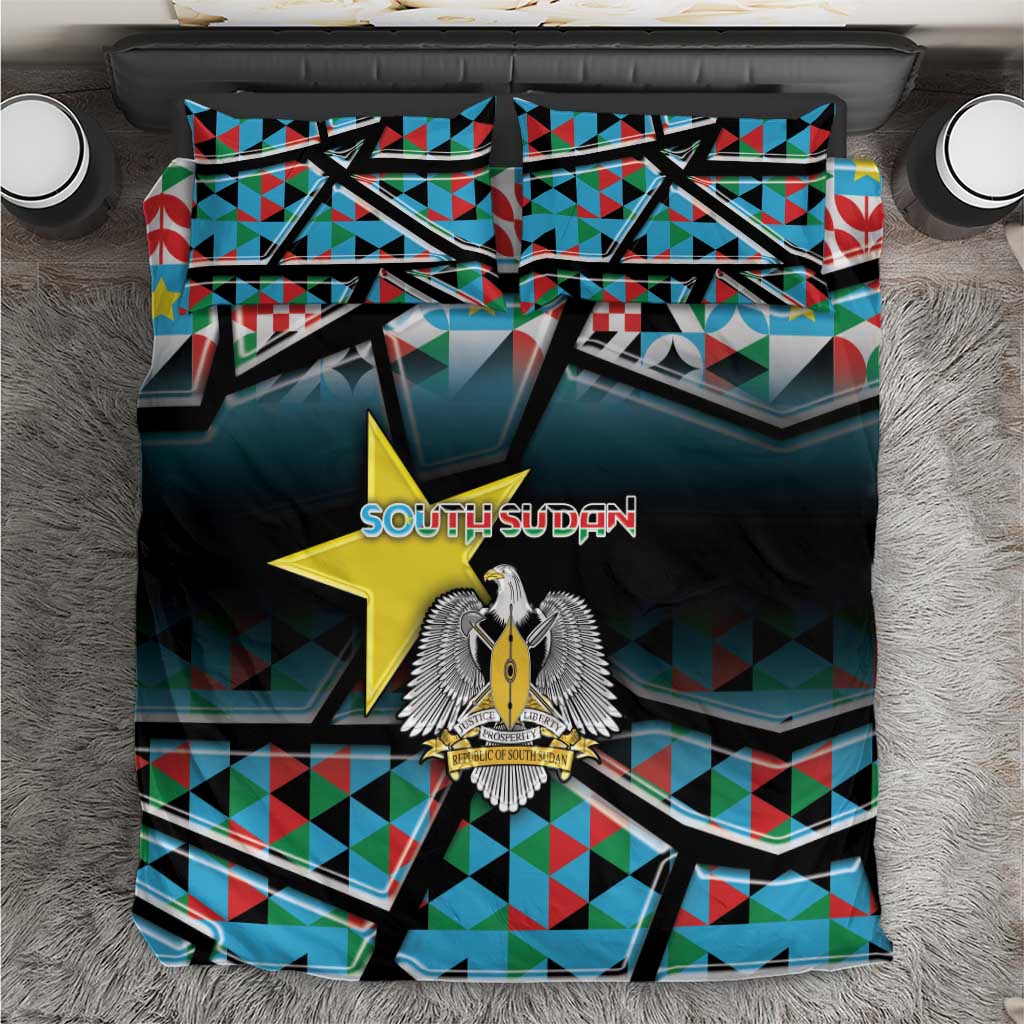 South Sudan Bedding Set Geometric African Patterns - Wonder Print Shop