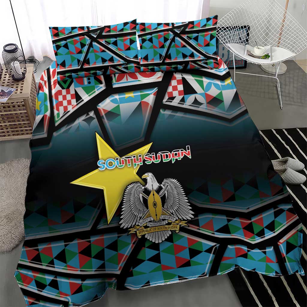South Sudan Bedding Set Geometric African Patterns - Wonder Print Shop