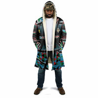 Custom South Sudan Cloak Geometric African Patterns - Wonder Print Shop