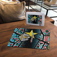 South Sudan Puzzle Geometric African Patterns - Wonder Print Shop