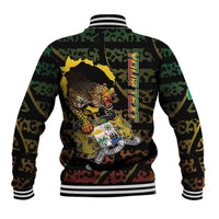 Personalized Benin Baseball Jacket Powerful African Leopard - Wonder Print Shop
