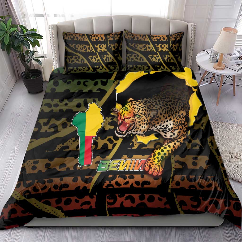 Benin Bedding Set Powerful African Leopard - Wonder Print Shop