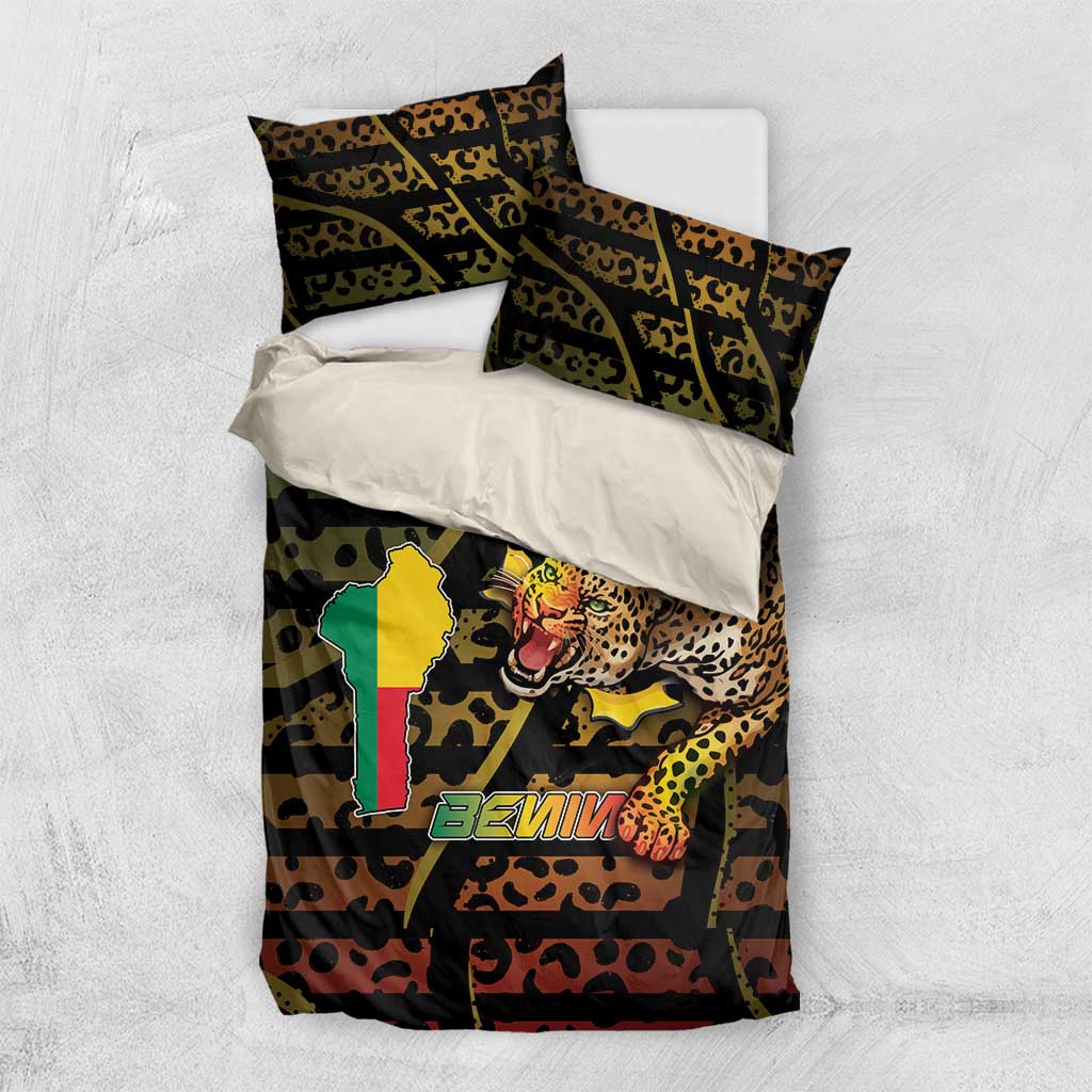 Benin Bedding Set Powerful African Leopard - Wonder Print Shop