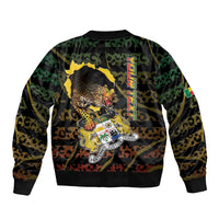 Personalized Benin Bomber Jacket Powerful African Leopard - Wonder Print Shop