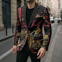 Personalized Belgium Blazer Lion Holding Flag - Wonder Print Shop