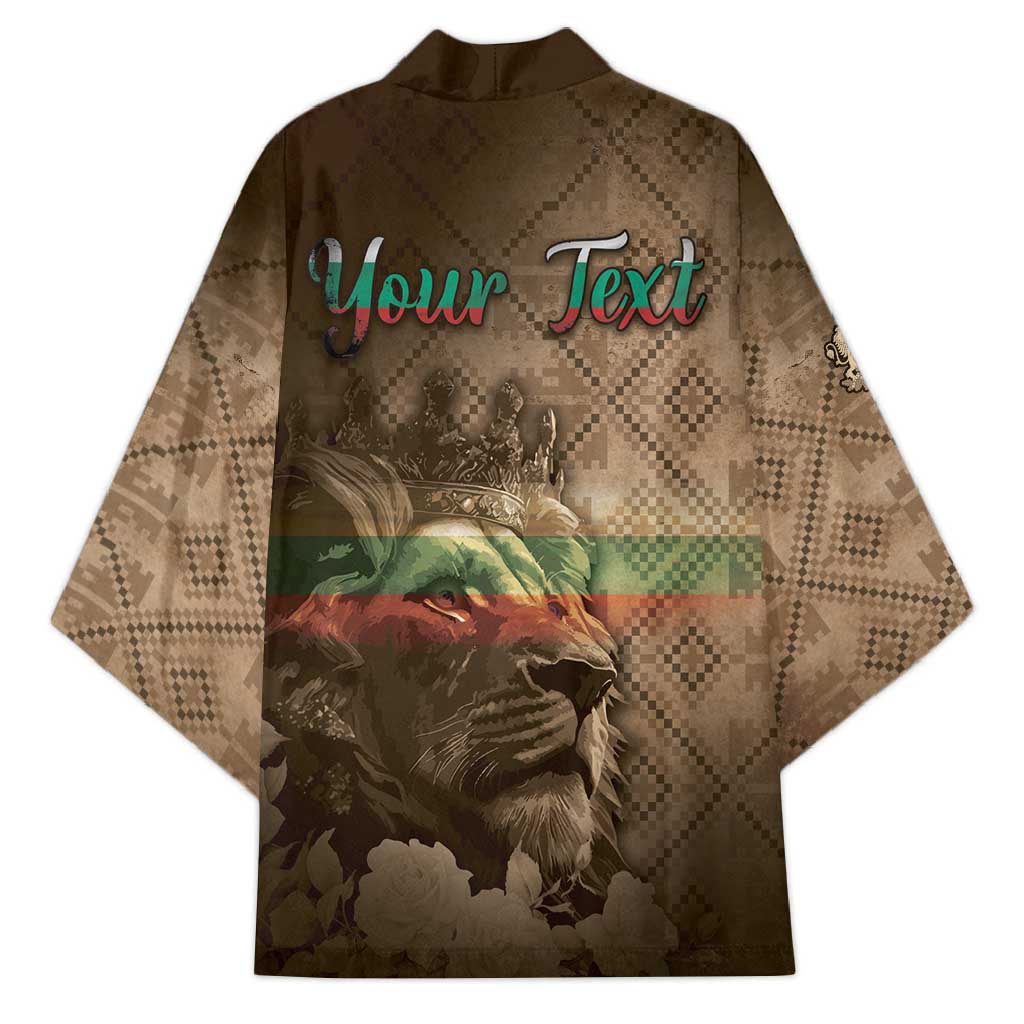 Personalized Bulgaria Kimono Lion King Is Pride - Wonder Print Shop