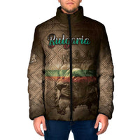 Personalized Bulgaria Padded Jacket Lion King Is Pride - Wonder Print Shop