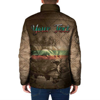 Personalized Bulgaria Padded Jacket Lion King Is Pride - Wonder Print Shop